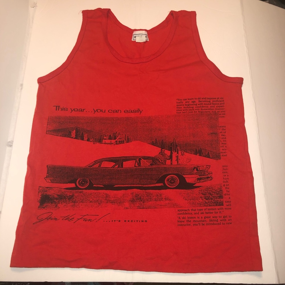 Vintage 80’s eric scot Tank